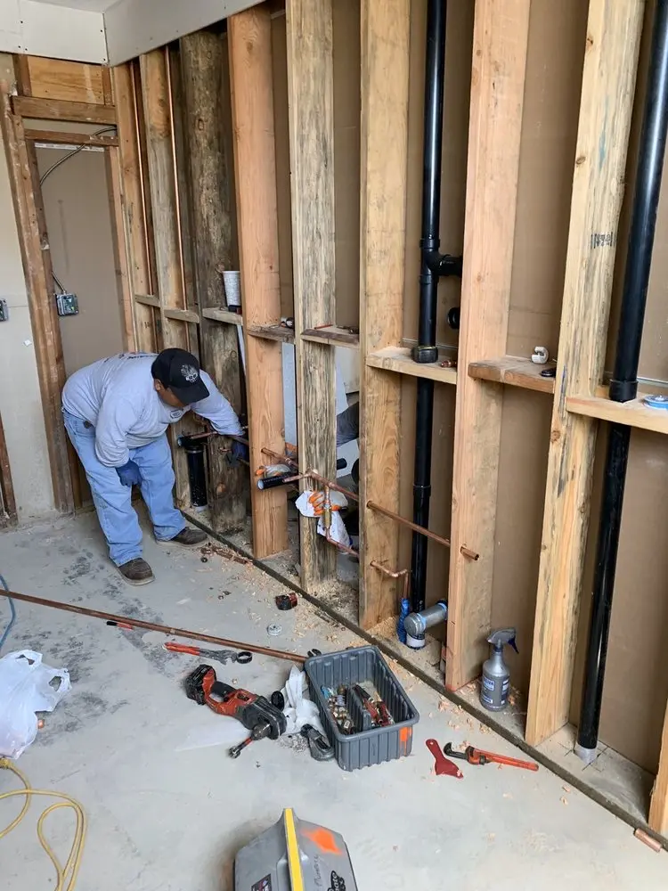 Commercial rough-in plumbing for Commercial Plumbing in Carlstadt